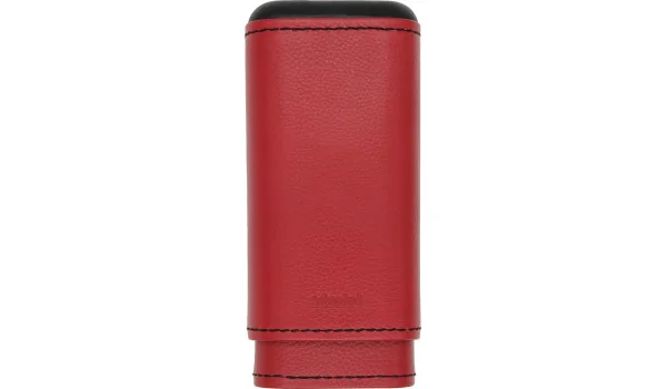 Husă din piele naturală adorini Magma Red pentru 2-3 trabucuri