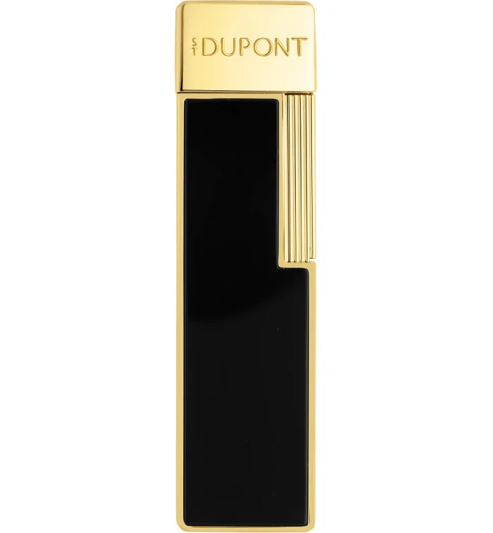 Brichetă S.T. Dupont Twiggy, lac negru cu auriu 030112