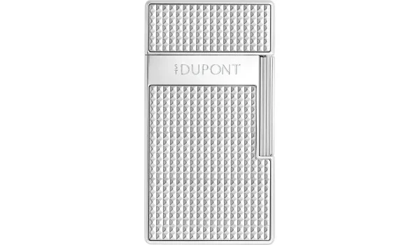 Brichetă S.T. Dupont Biggy cu romburi cromată 025210