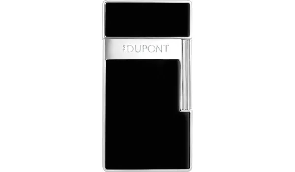 Brichetă S.T. Dupont Biggy, lac negru cu crom 025221