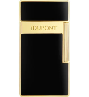 Brichetă S.T. Dupont Biggy, lac negru cu auriu 025222