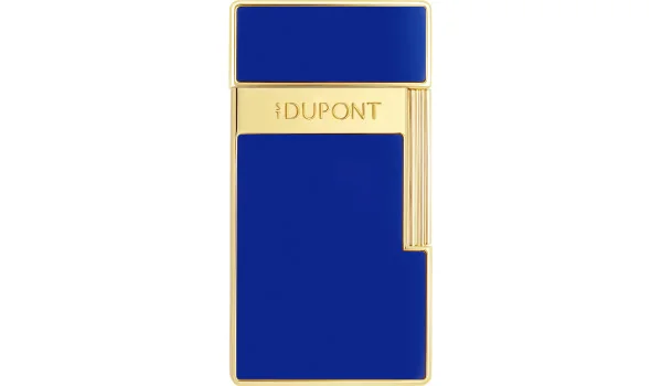 Brichetă S.T. Dupont Biggy, lac albastru cu auriu 025225