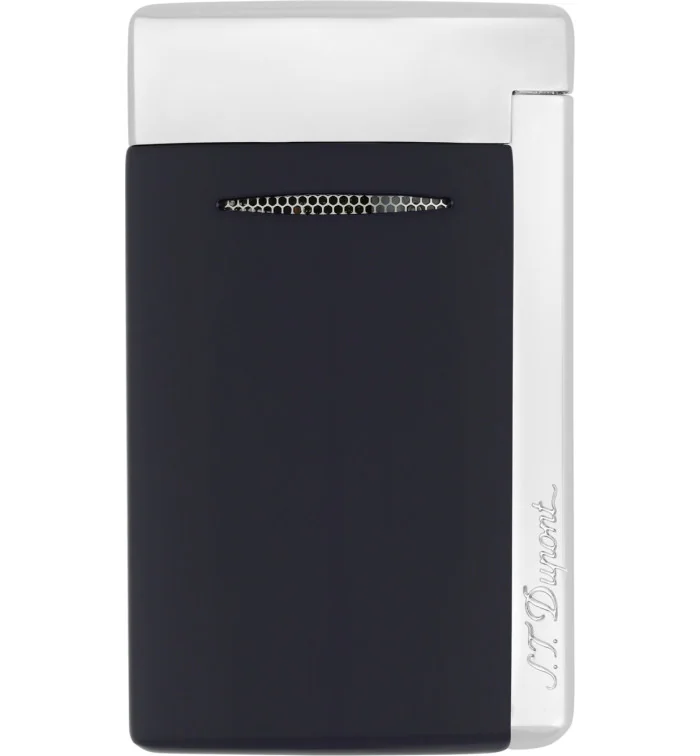 Brichetă S.T. Dupont Minijet albastru cu crom 010811