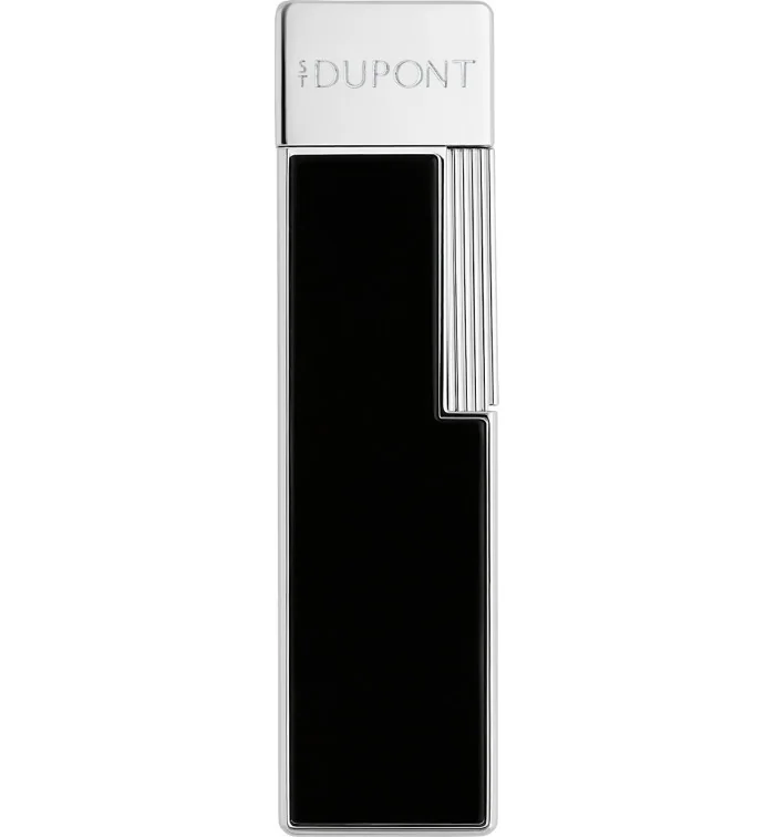Brichetă S.T. Dupont Twiggy, lac negru și crom 030111