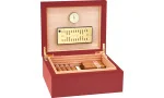 Humidor adorini Medium Deluxe bordo
