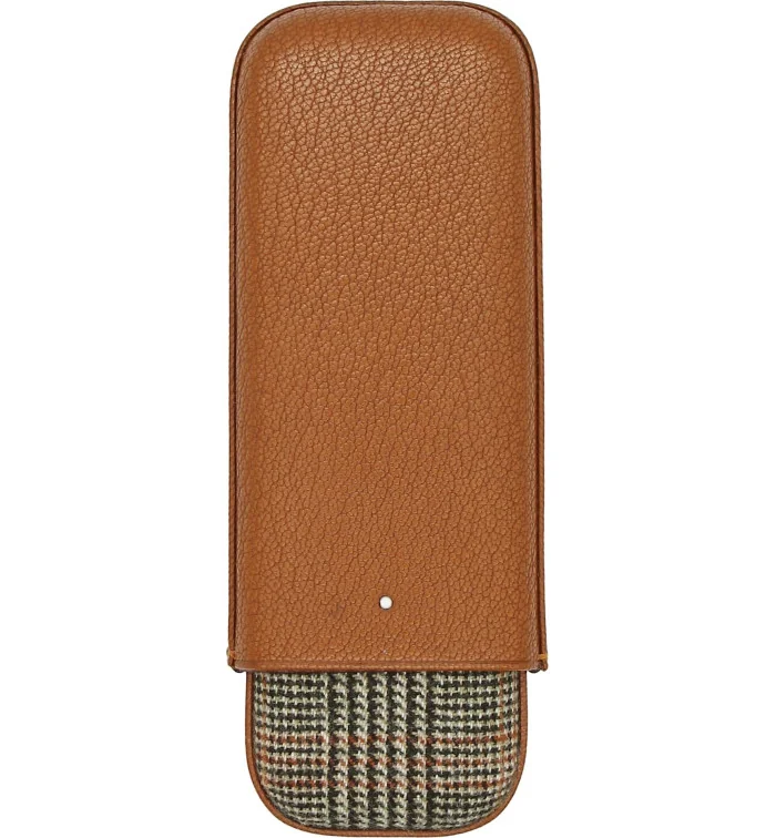 Husă maro Dunhill Highland pentru trabucuri