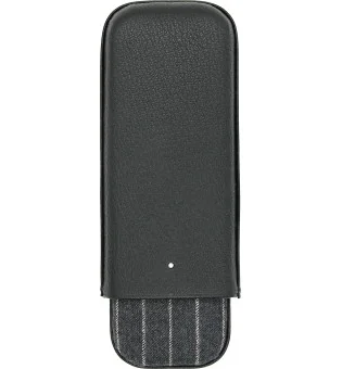 Husă Dunhill Highland, negru și gri cu dungi albe, pentru trabucuri