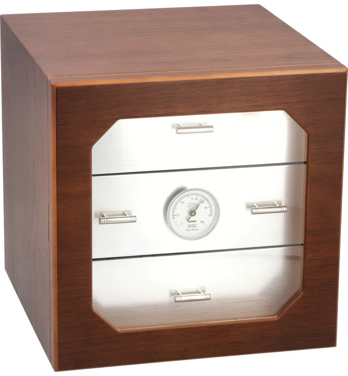Humidor adorini Chianti M nuc/aluminiu - Deluxe