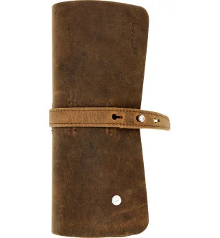 Suport rulat pentru trabucuri adorini piele naturală maro