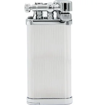 Brichetă IM Corona Old Boy cromată cu dungi pentru pipă