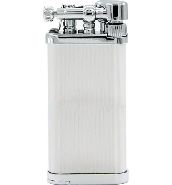 Brichetă IM Corona Old Boy cromată cu dungi pentru pipă imagine 6