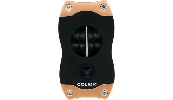 Cutter trabuc Colibri V-Cut negru/aur roz imagine 6