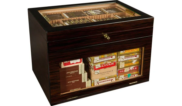 Humidor adorini Portico Deluxe maro imagine 29