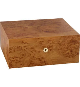 Humidor adorini Catania Elm Burl Medium Deluxe