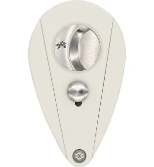 Cutter cu lamă dublă Xikar 2 Xi2, alb