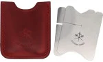 Les Fines Lames Cigar Bench cu husă din piele Cherry Red