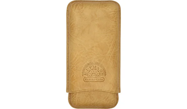 H.Upmann Cigar Case maro pentru 3 trabucuri