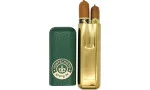 Etui pentru trabucuri Montecristo Open din piele și metal, pentru 2 trabucuri