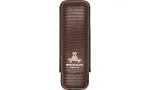 Etui pentru trabucuri Montecristo, piele maro, pentru 2 trabucuri
