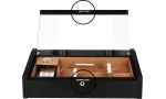 Set de broască argintie încastrată pentru humidor imagine 6