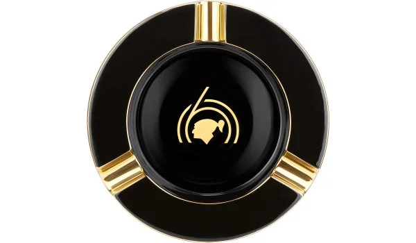 S.T. Dupont XL Ashtray Cohiba 60 negru și auriu 006472