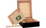 BigSmoke Humidor Mini Black cu pachet Boveda 72%