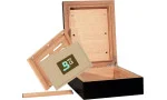 BigSmoke Humidor Mini Black cu pachet Boveda 72%