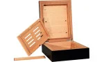 BigSmoke Humidor Mini Black cu pachet Boveda 72%