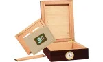 BigSmoke Humidor Mini Brown cu pachet Boveda 72%