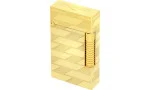 S.T. Dupont Le Grand Lighter Yellow Gold Guilloche Monogram C23178