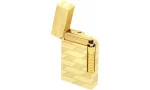 S.T. Dupont Le Grand Lighter Yellow Gold Guilloche Monogram C23178
