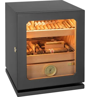 adorini Humidor Lumina Medium Deluxe negru