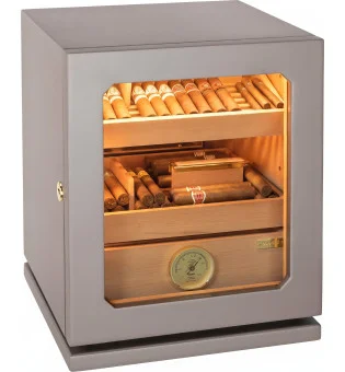adorini Humidor Lumina Medium Deluxe gri deschis